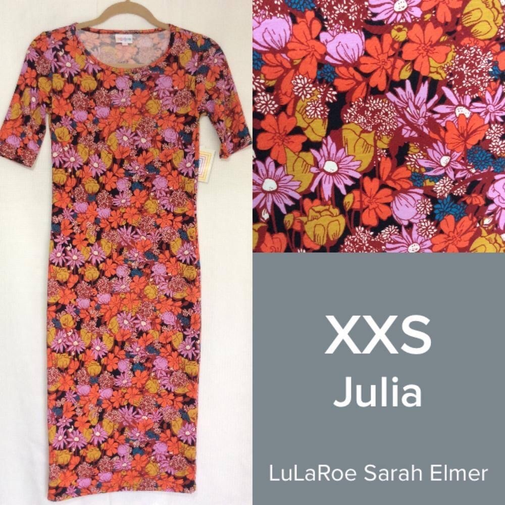 2/$20 LuLaRoe XXS Julia dress NWT